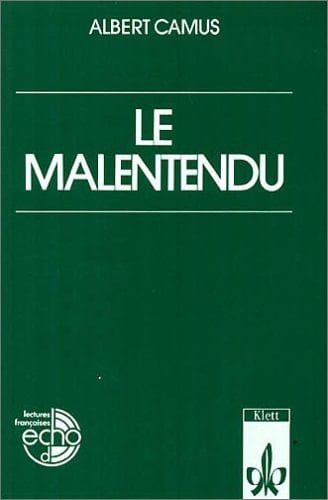 Le malentendu - Cover