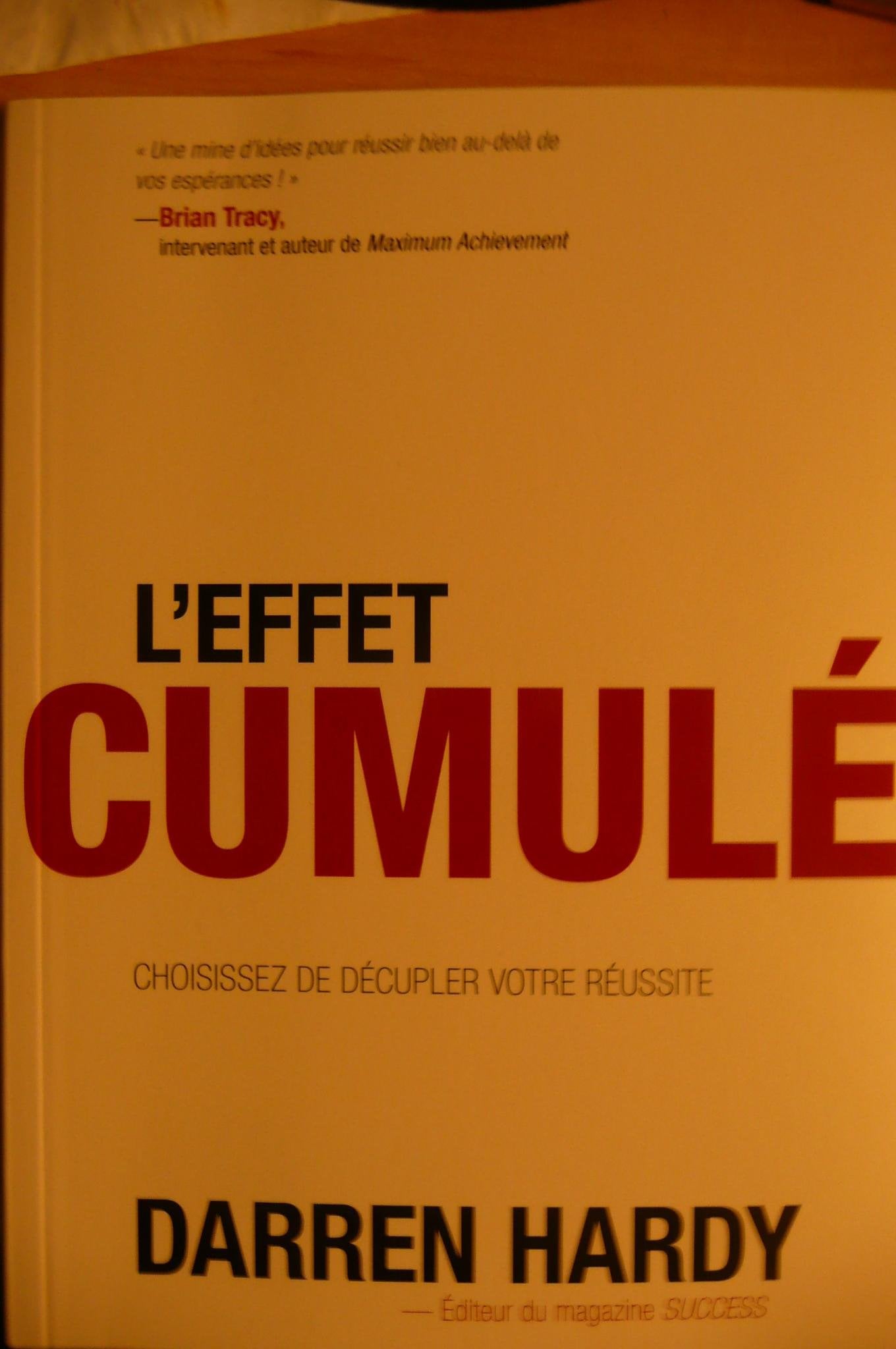 L'effet cumulé - Cover