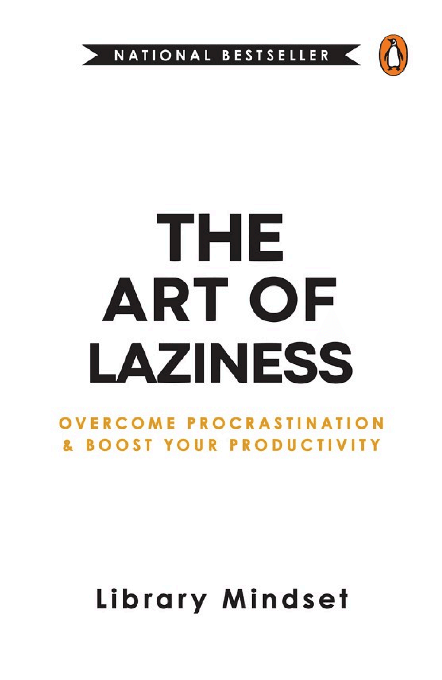 The Art of Laziness - Cover