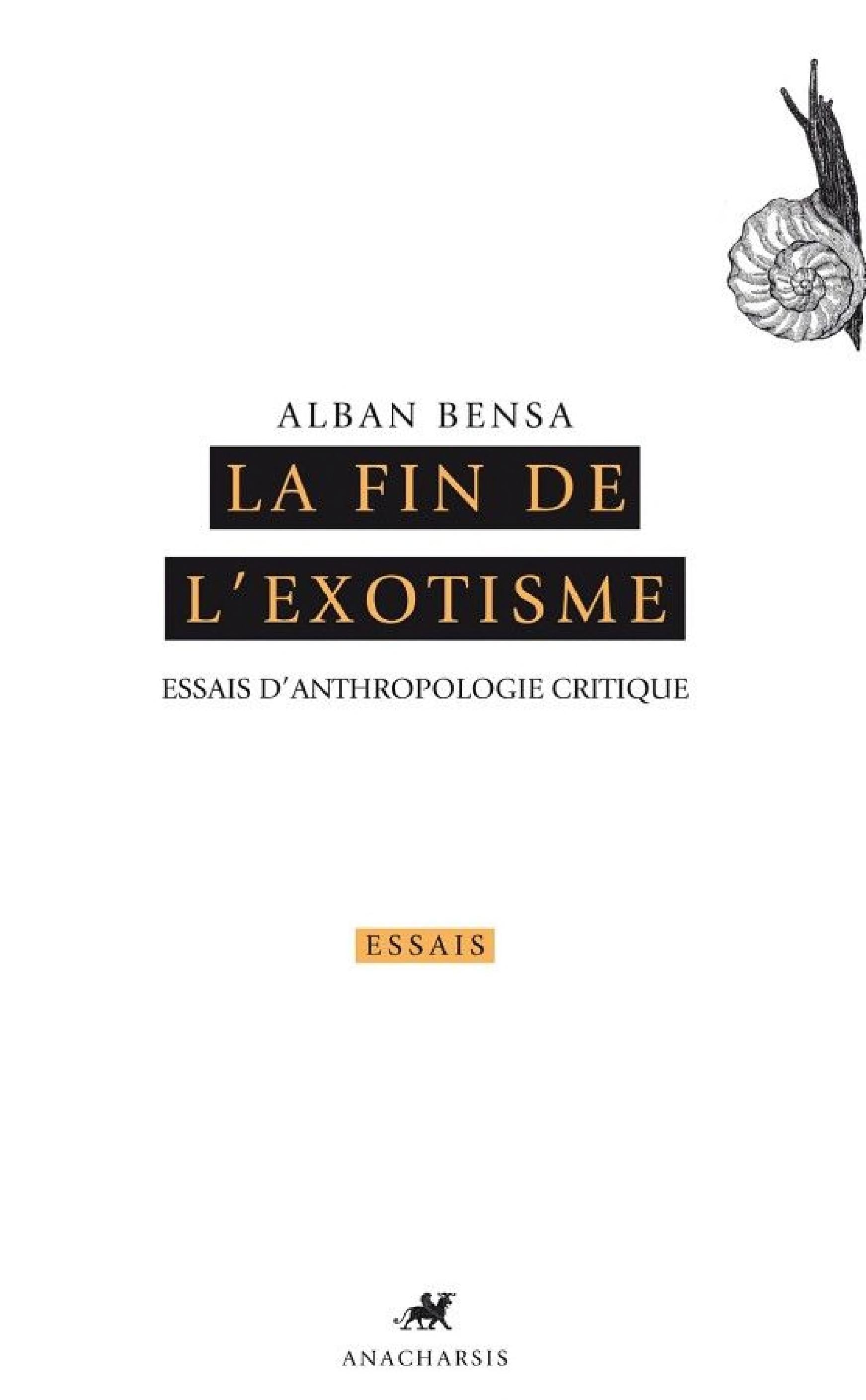 La Fin de l’exotisme - Cover
