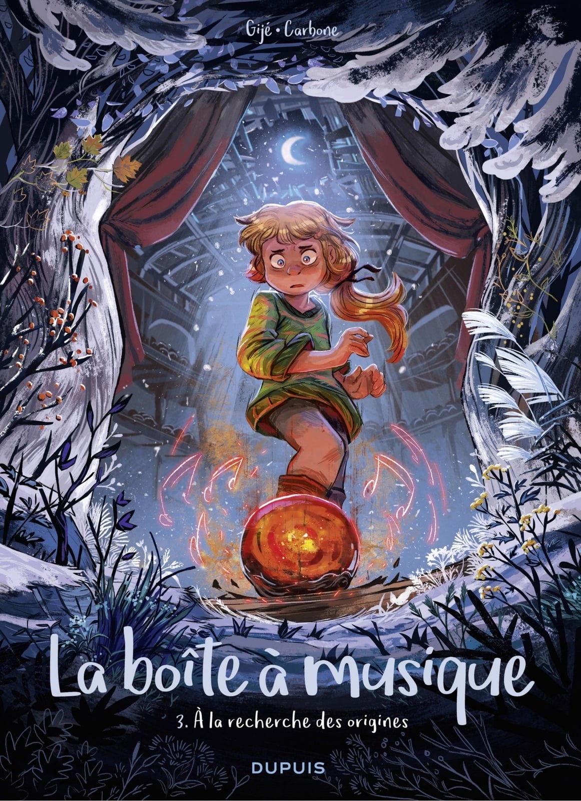 La boîte à musique - Tome 3 - À la recherche des origines - Cover