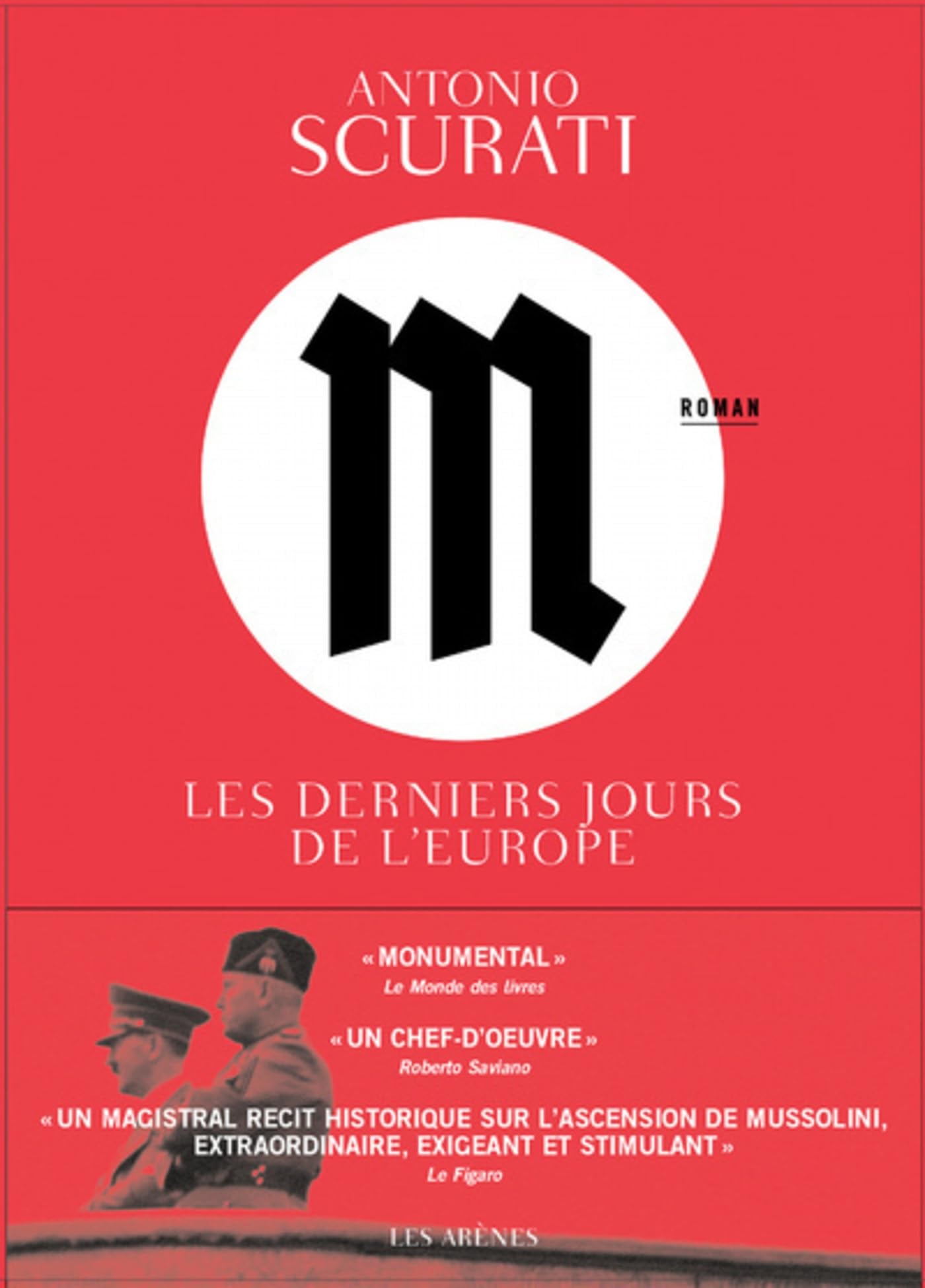 M, les derniers jours de l'Europe - Cover