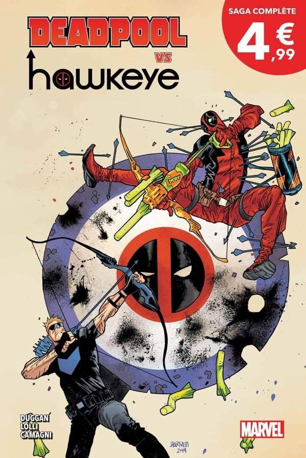 Deadpool VS Hawkeye - Cover