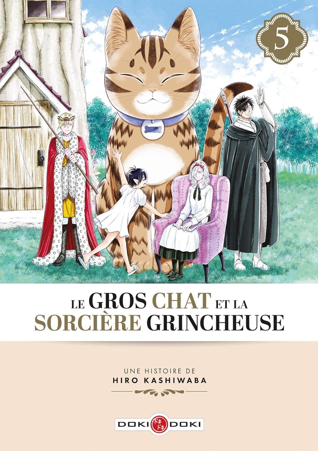 Le gros chat et la sorcière grincheuse Tome 5 - Cover
