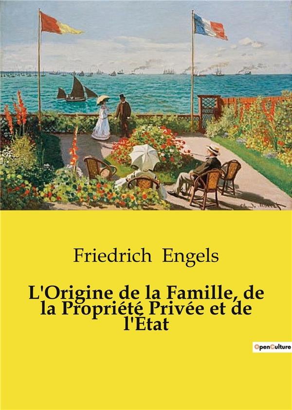 L'Origine de la Famille, de la Propriété Privée et de l'État - Cover