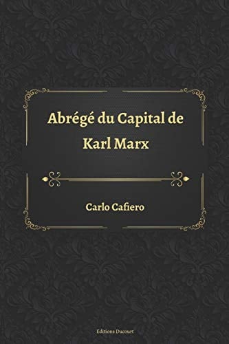 Abrégé du Capital de Karl Marx - Cover