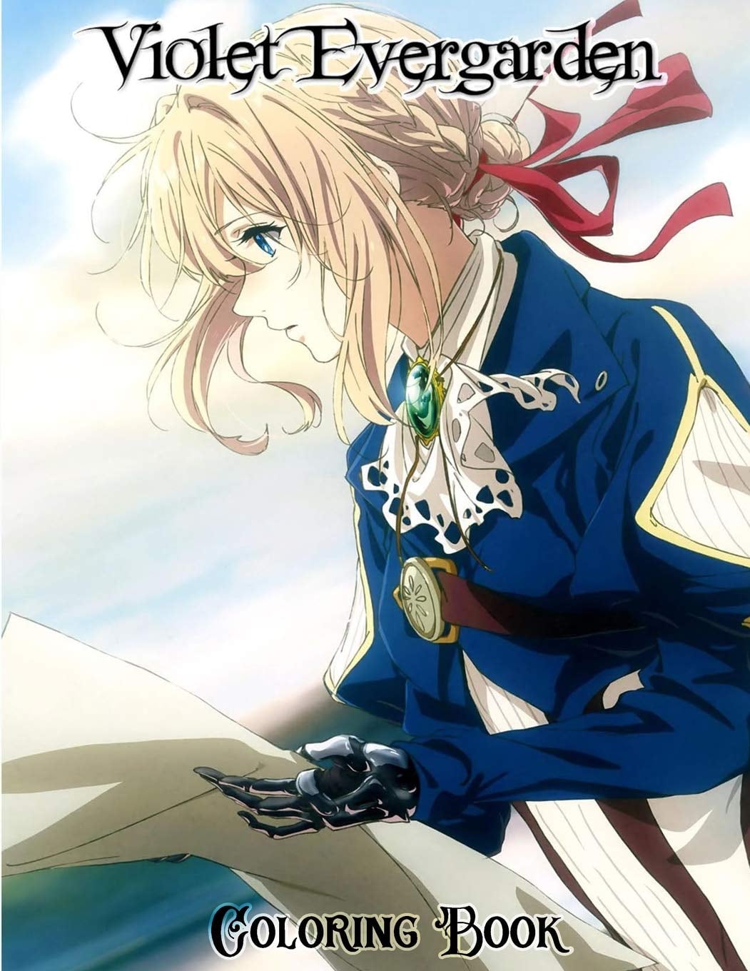 Violet Evergarden Coloring Book - Cover