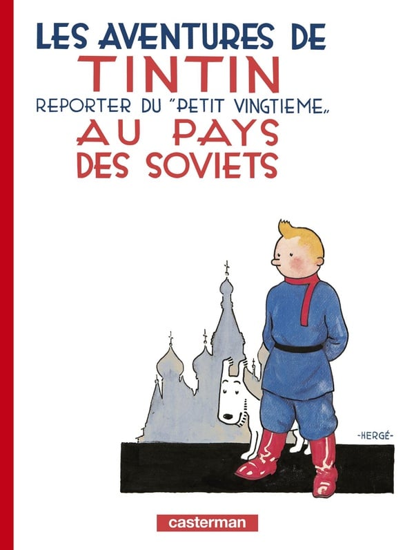 Tintin au pays des Soviets N/B - Cover