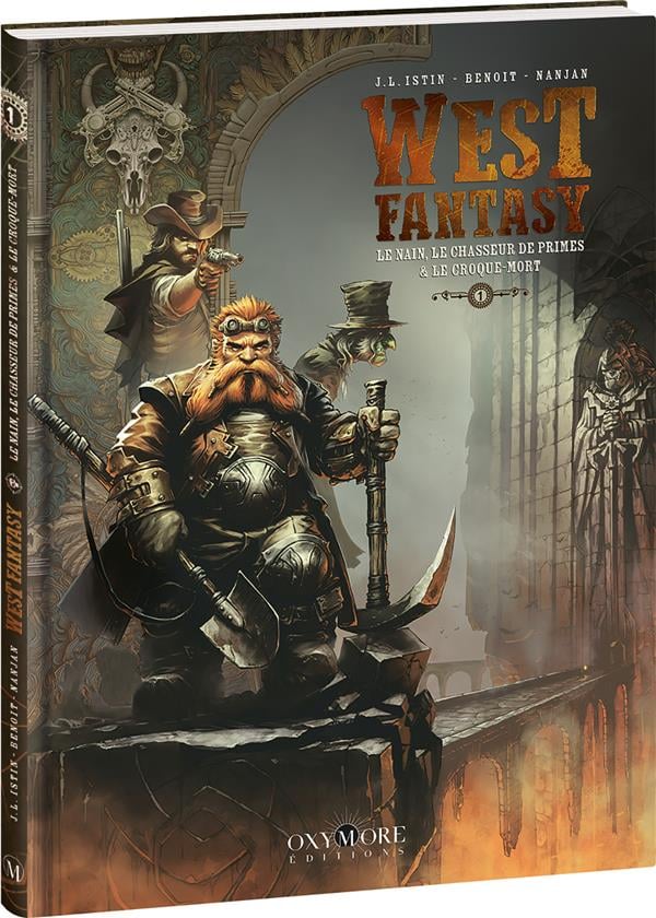 West fantasy Tome 1 : Le Nain, le Chasseur de prime & le Croque-mort - Cover
