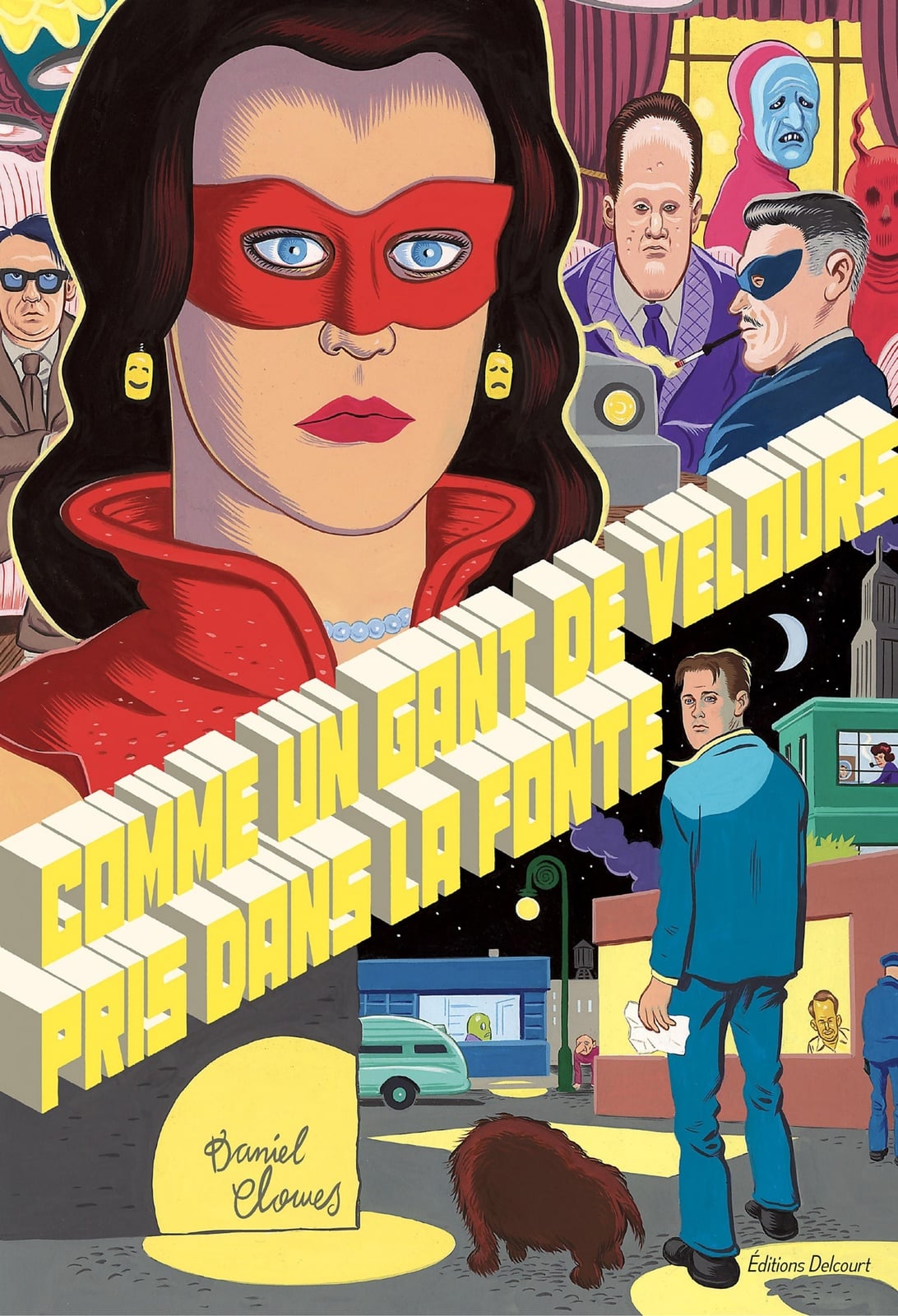 La Bibliothèque de Daniel Clowes - Comme un gant de velours pris dans la fonte - Cover