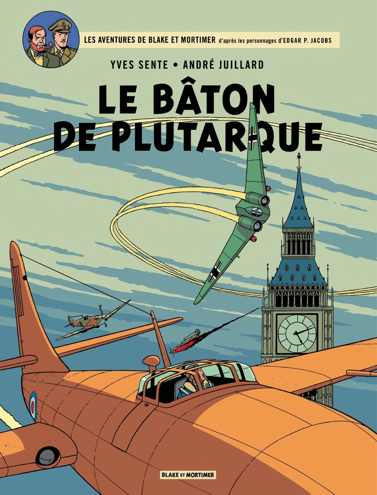 Blake et Mortimer - Tome 23 - Bâton de Plutarque (Le) - Cover