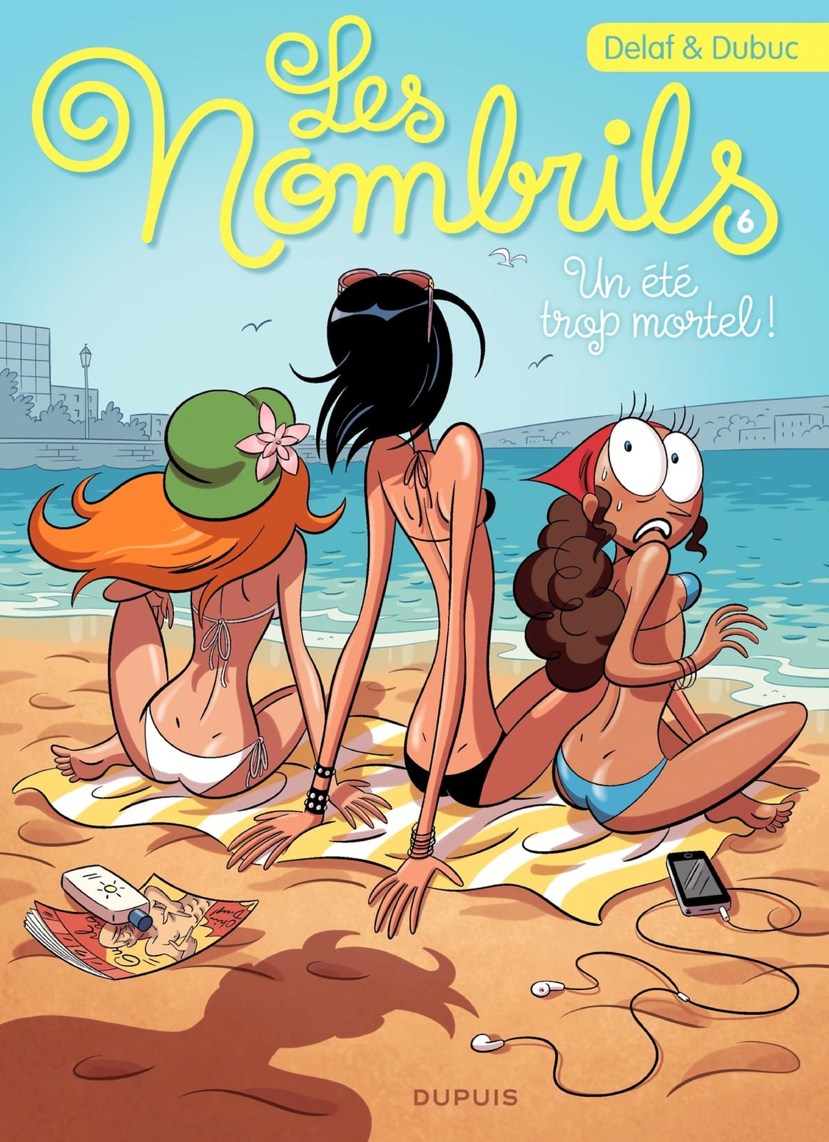 Les Nombrils - Tome 6 - Un été trop mortel - Cover