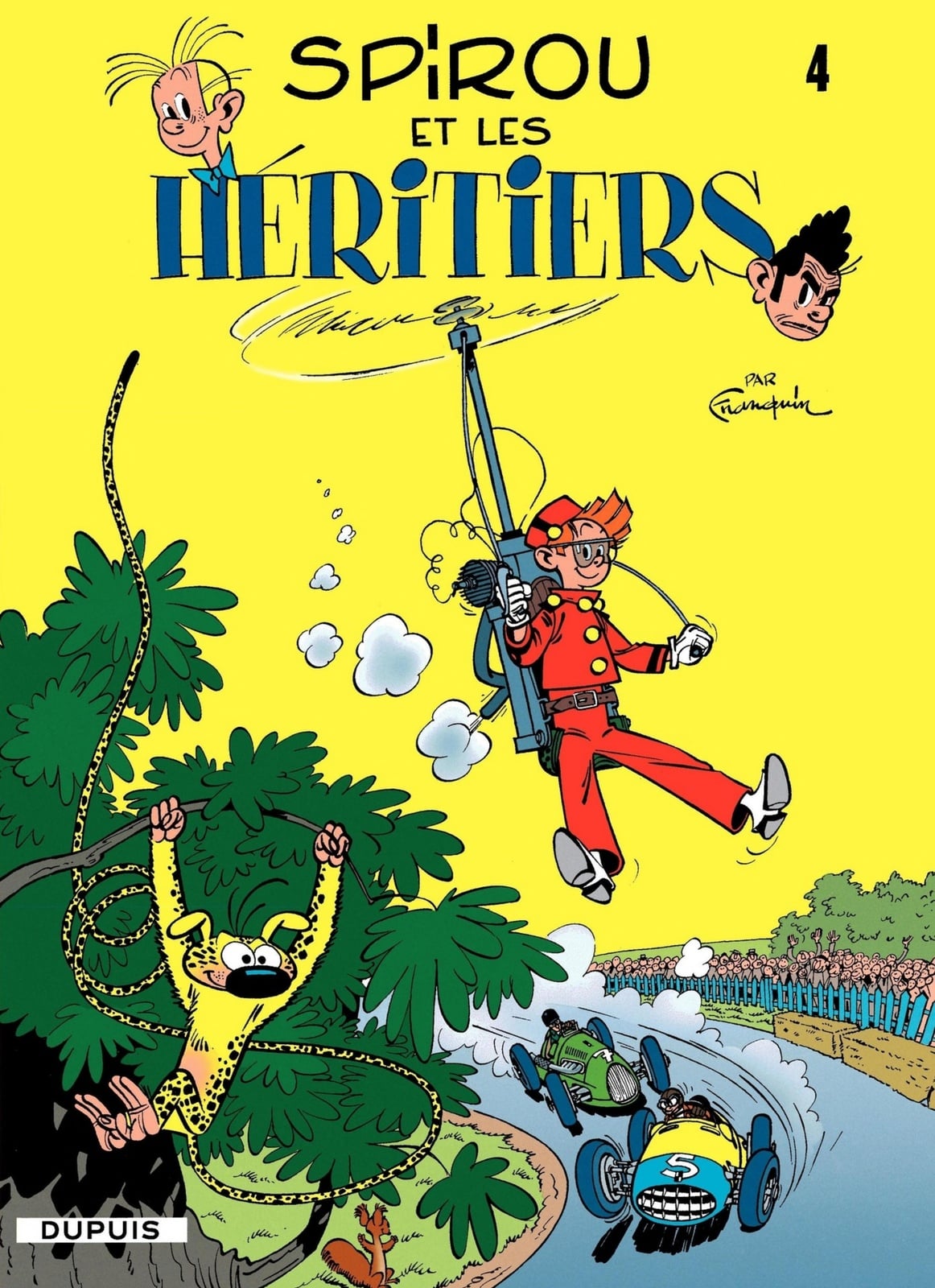 Spirou et Fantasio - Tome 4 - Spirou et les héritiers - Cover