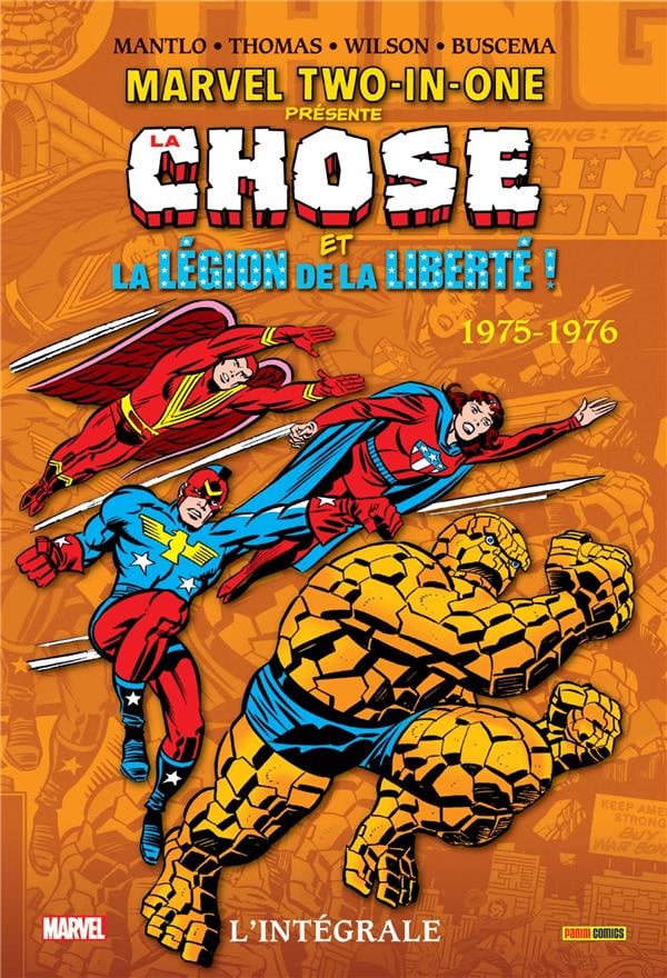 Marvel two-in-one : Intégrale vol.2 : 1975-1976, la chose et la légion de la liberté ! - Cover