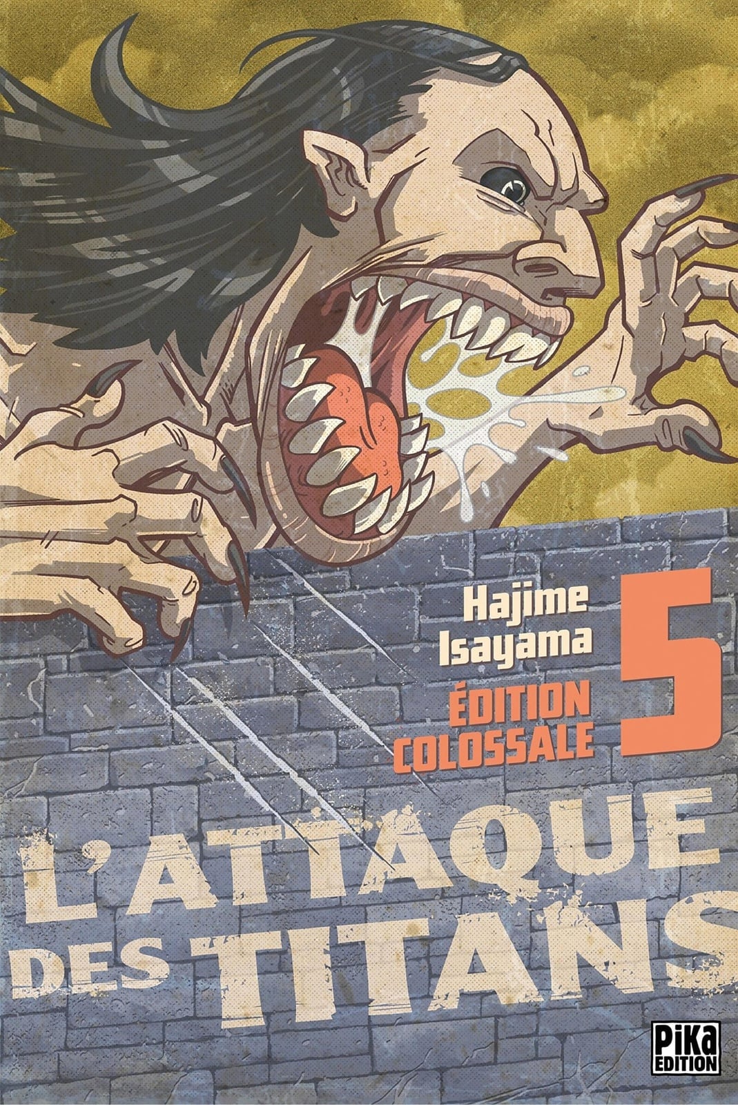 L'Attaque des Titans Edition Colossale T05 - Cover