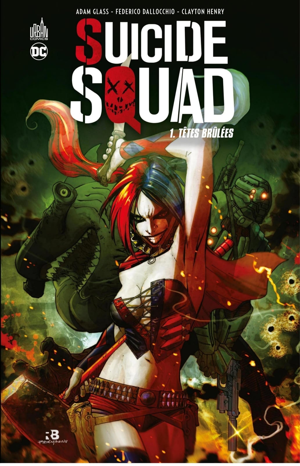 Suicide Squad - Tome 1 - Têtes brûlées - Cover