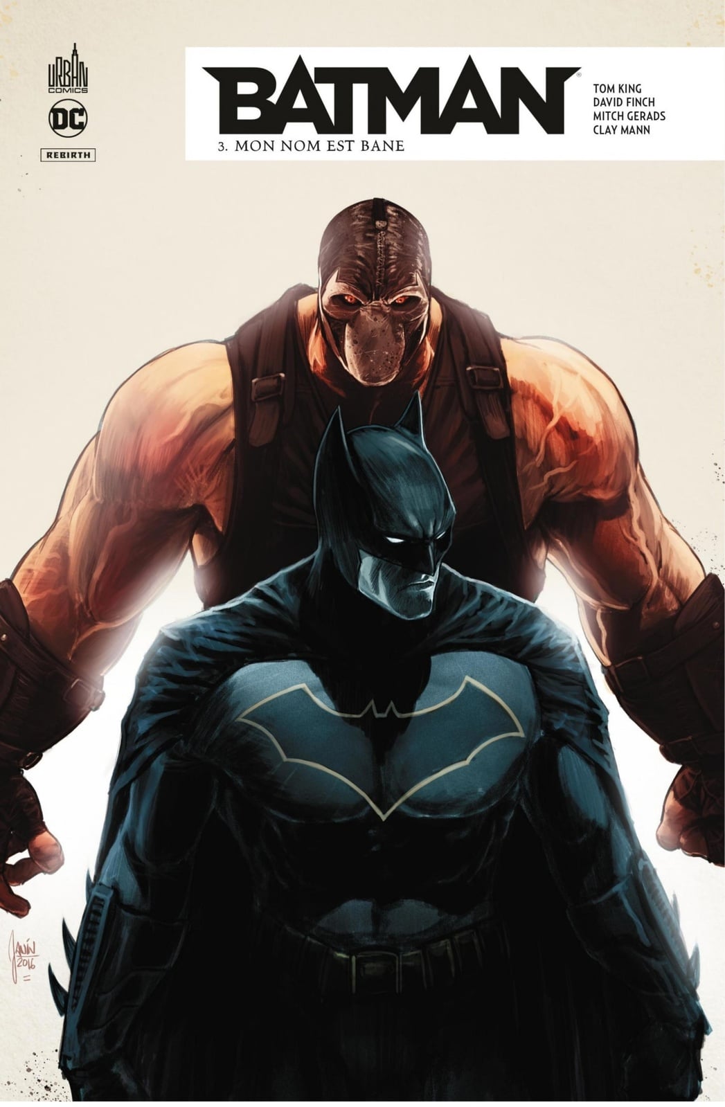 Batman Rebirth - Tome 3 - Mon nom est Bane - Cover