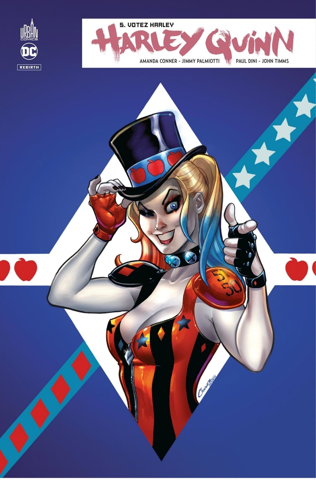 Harley Quinn Rebirth - Tome 5 - Votez Harley - Cover