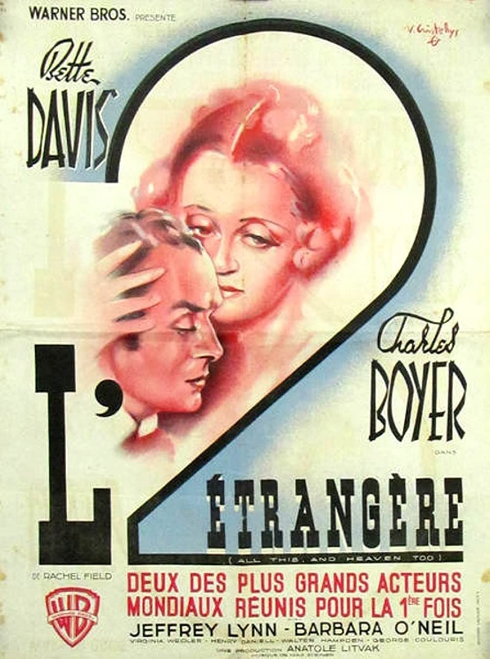 L'Etrangère - Cover