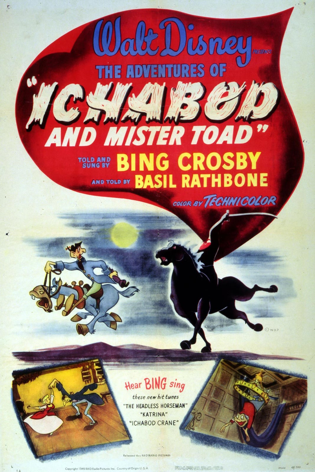 The Adventures of Ichabod and Mr. Toad - Cover