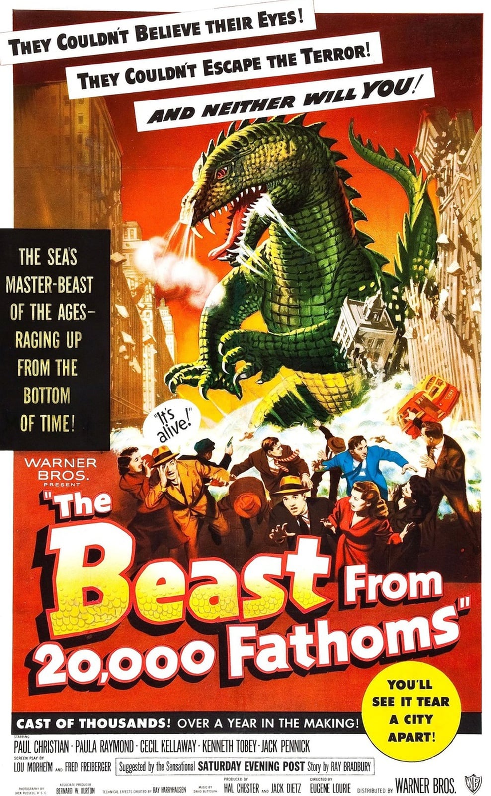 The Beast from 20,000 Fathoms - Cover