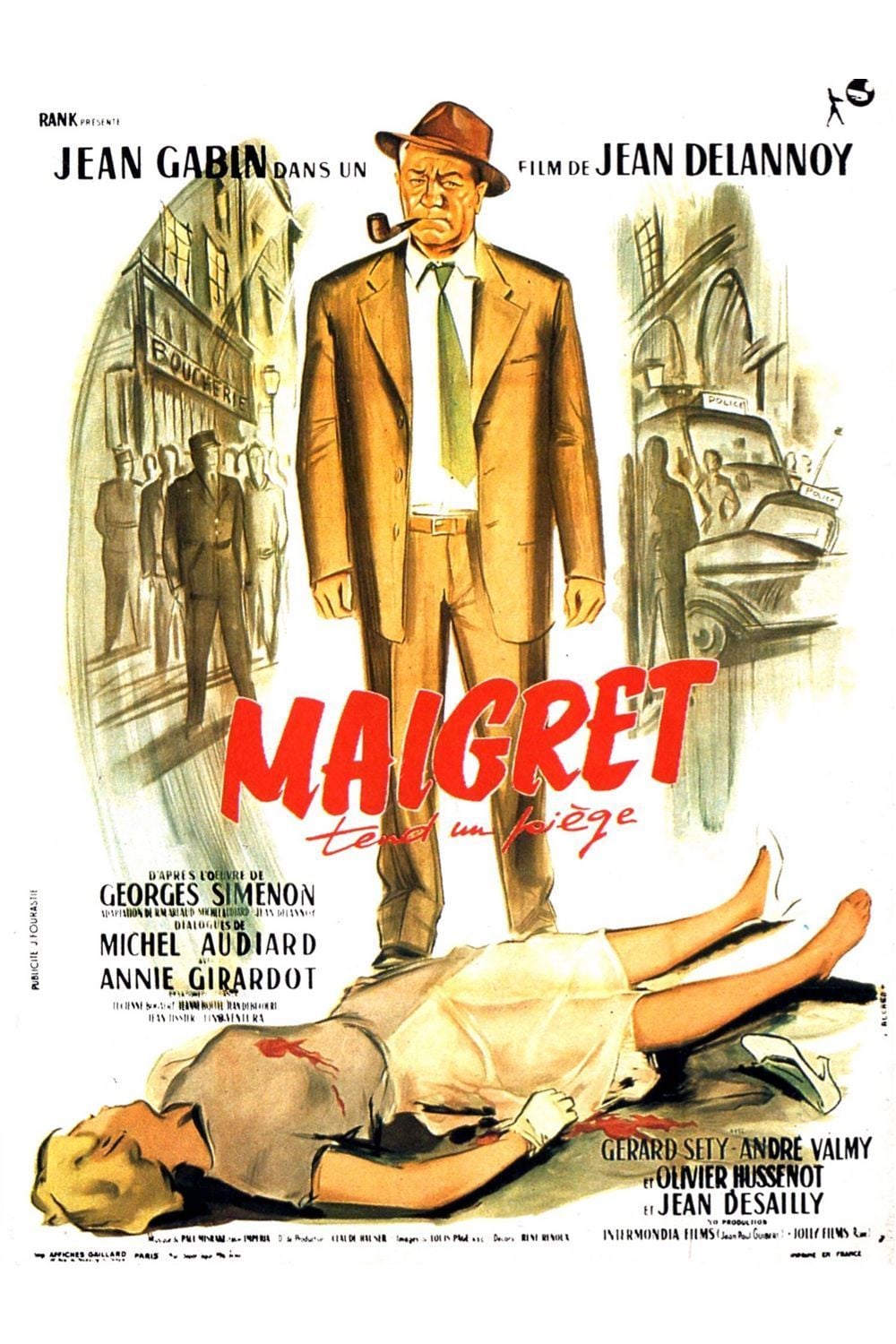 Maigret Sets a Trap - Cover