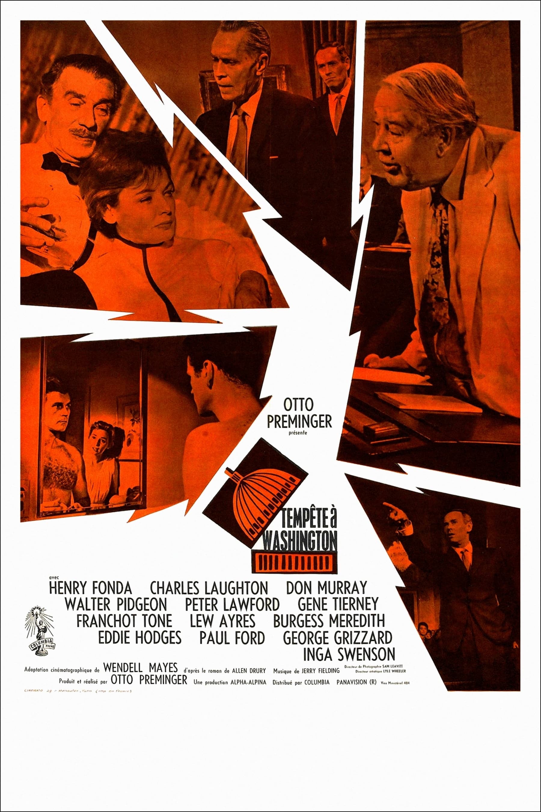 Tempête à Washington - Cover