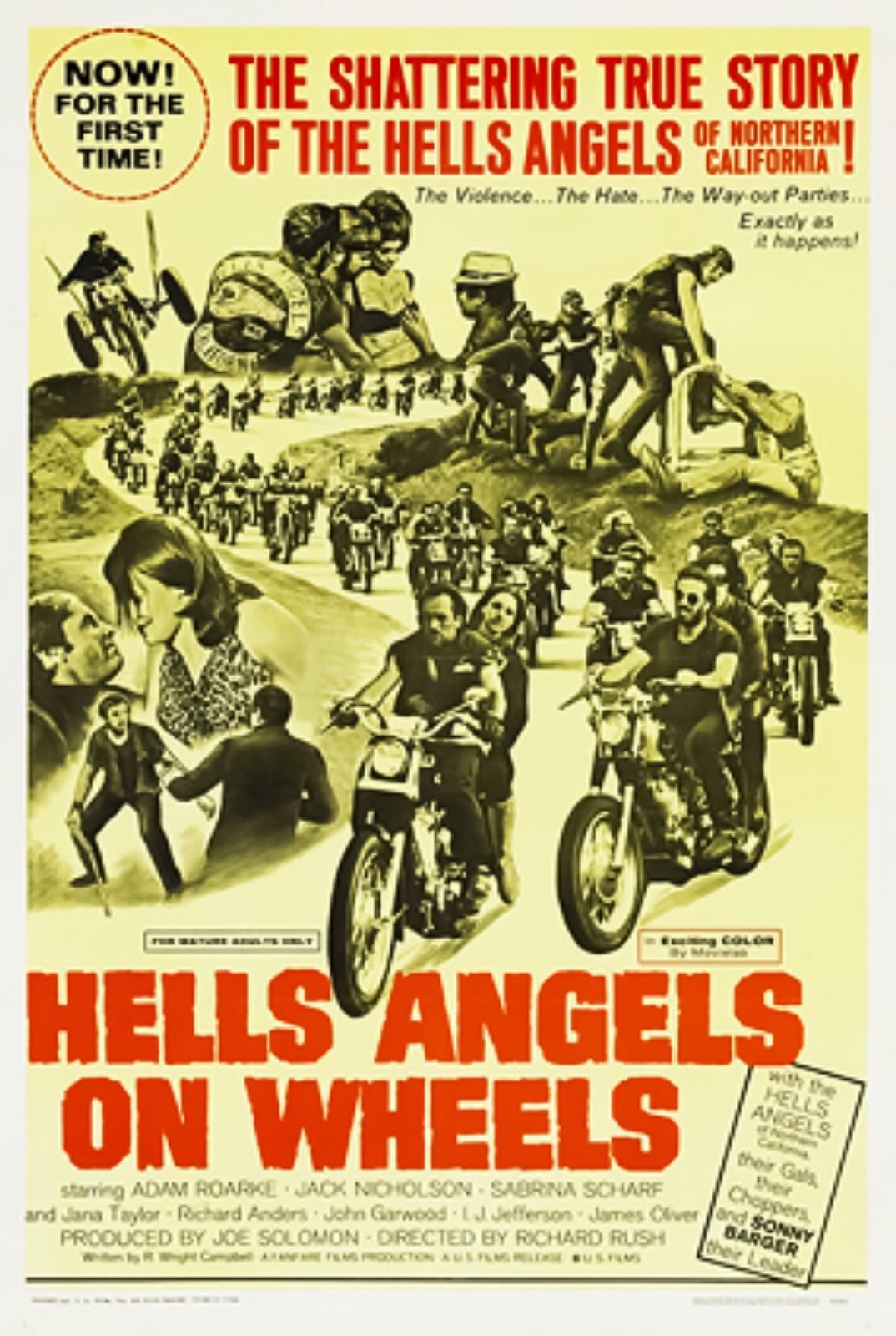 Hells Angels on Wheels - Cover