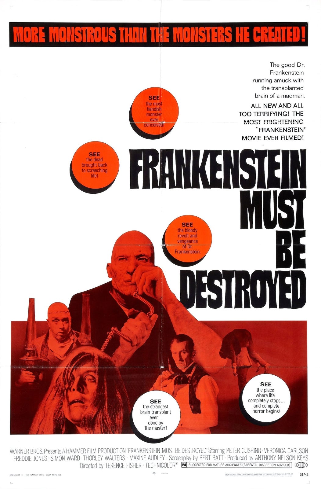 Frankenstein Must Be Destroyed - Cover