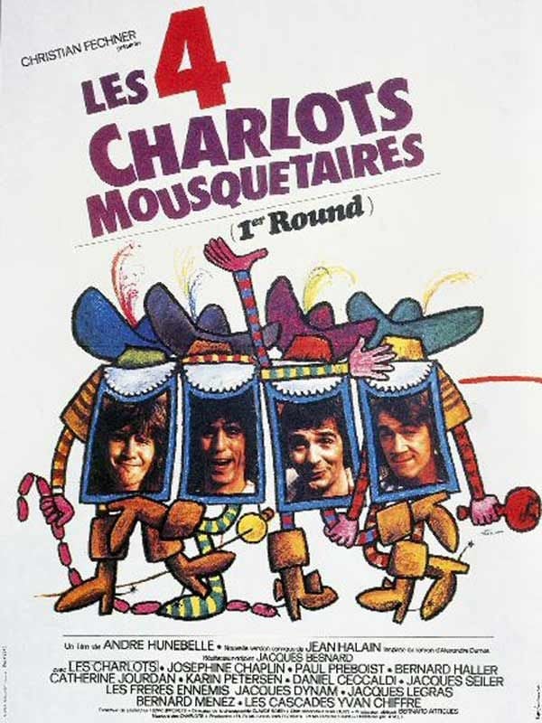 Les Quatre Charlots mousquetaires - Cover