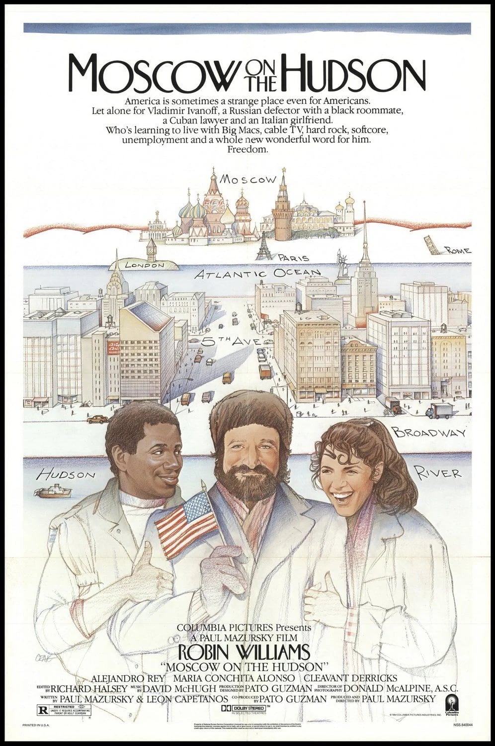 Moscou à New York - Cover