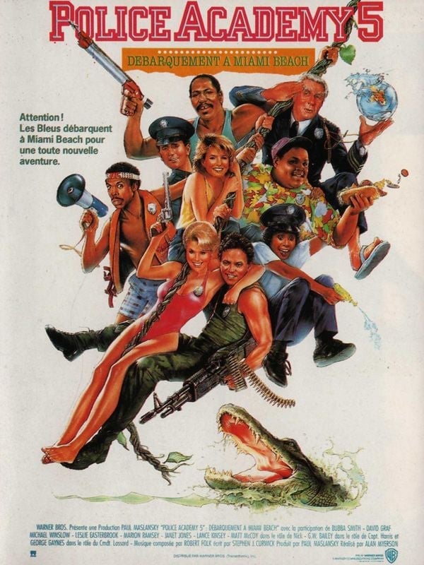 Police Academy 5 : Débarquement à Miami Beach - Cover