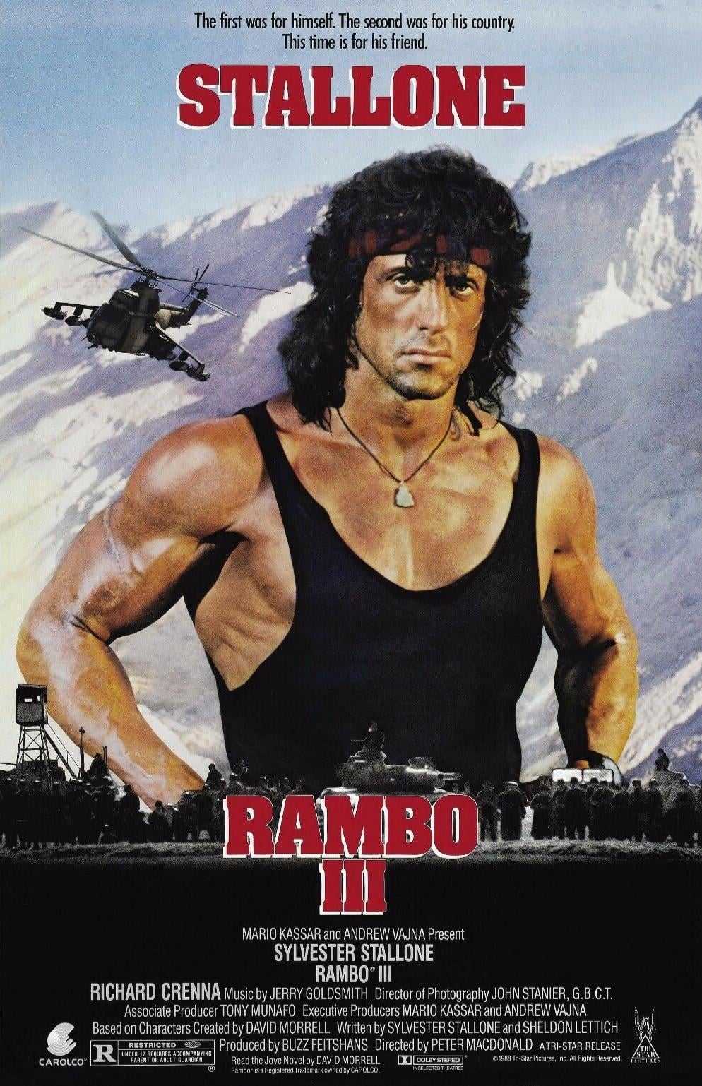 Rambo III - Cover