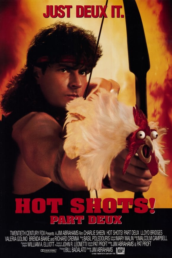 Hot Shots! Part Deux - Cover