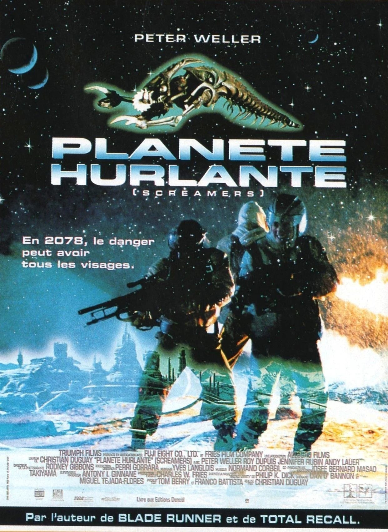 Planete hurlante - Cover