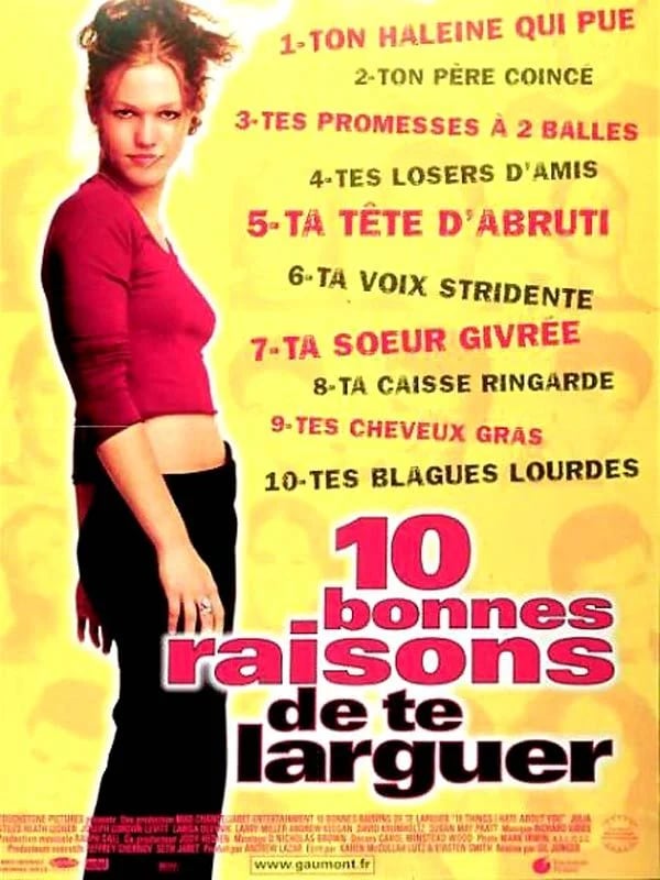 10 bonnes raisons de te larguer - Cover