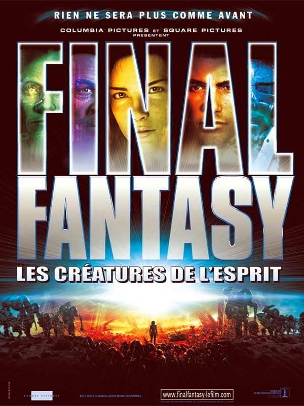 Final fantasy, les créatures de l'esprit - Cover