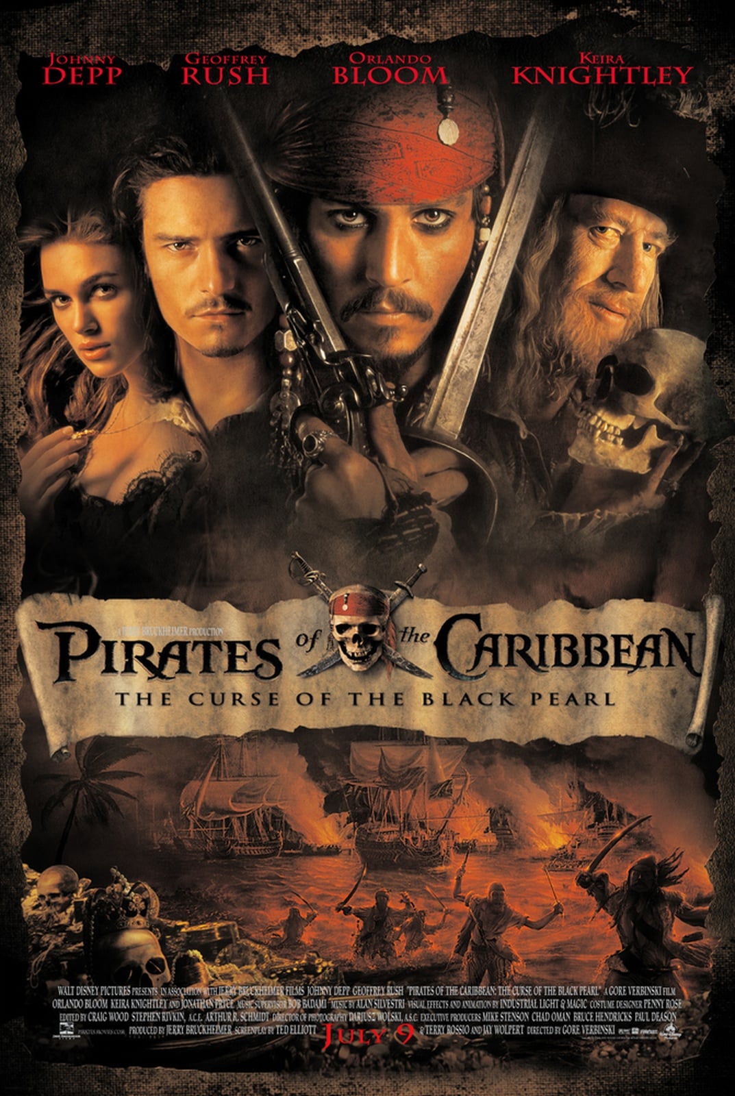 Pirates of the Caribbean: The Curse of the Black Pearl - Cover