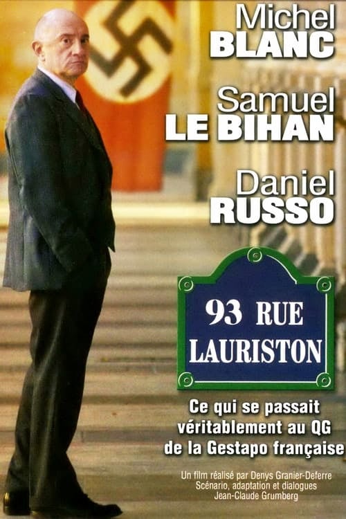 93, rue Lauriston - Cover