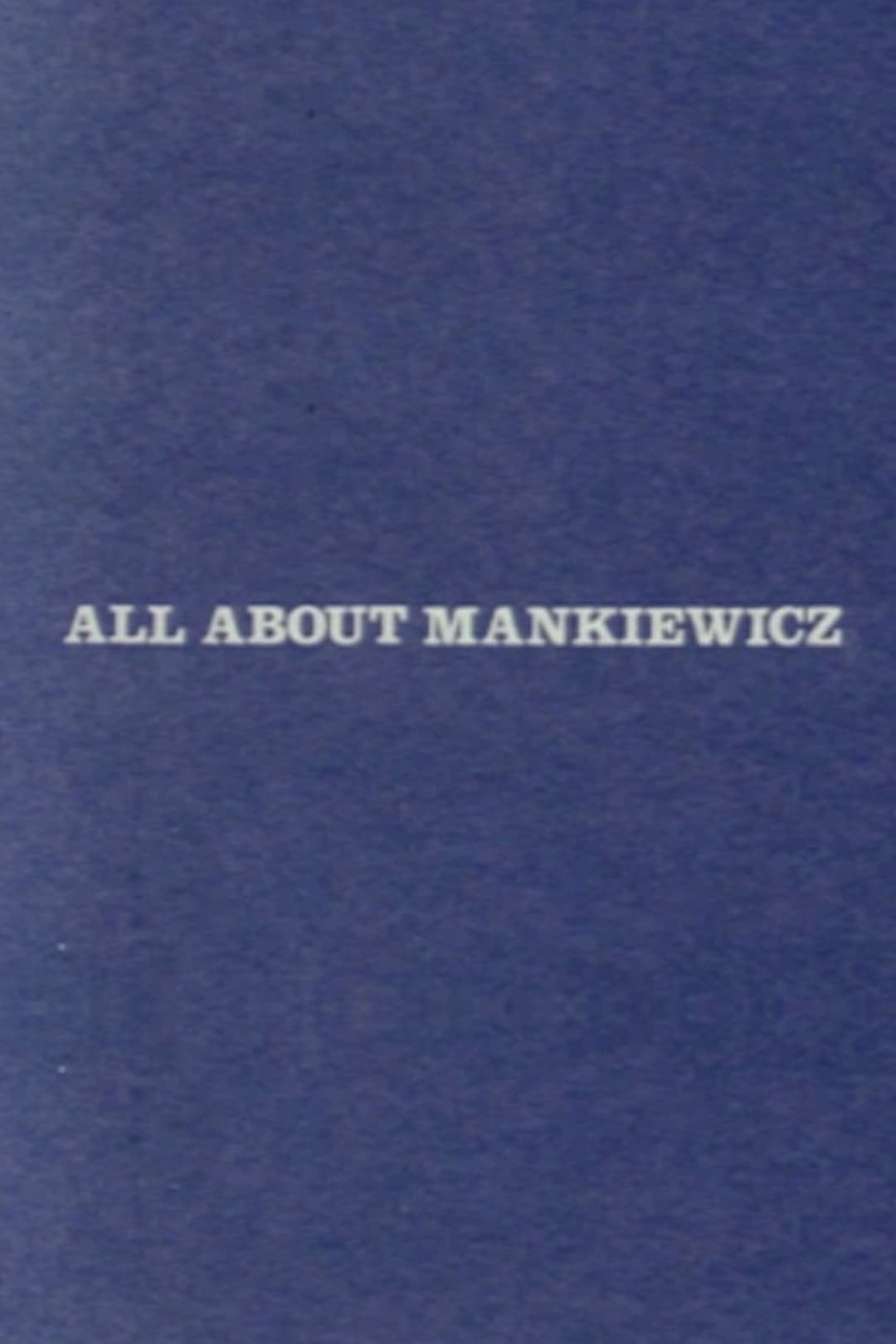 All about Mankiewicz - Cover