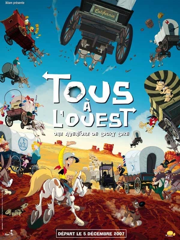 Tous à l'Ouest : une aventure de Lucky Luke - Cover