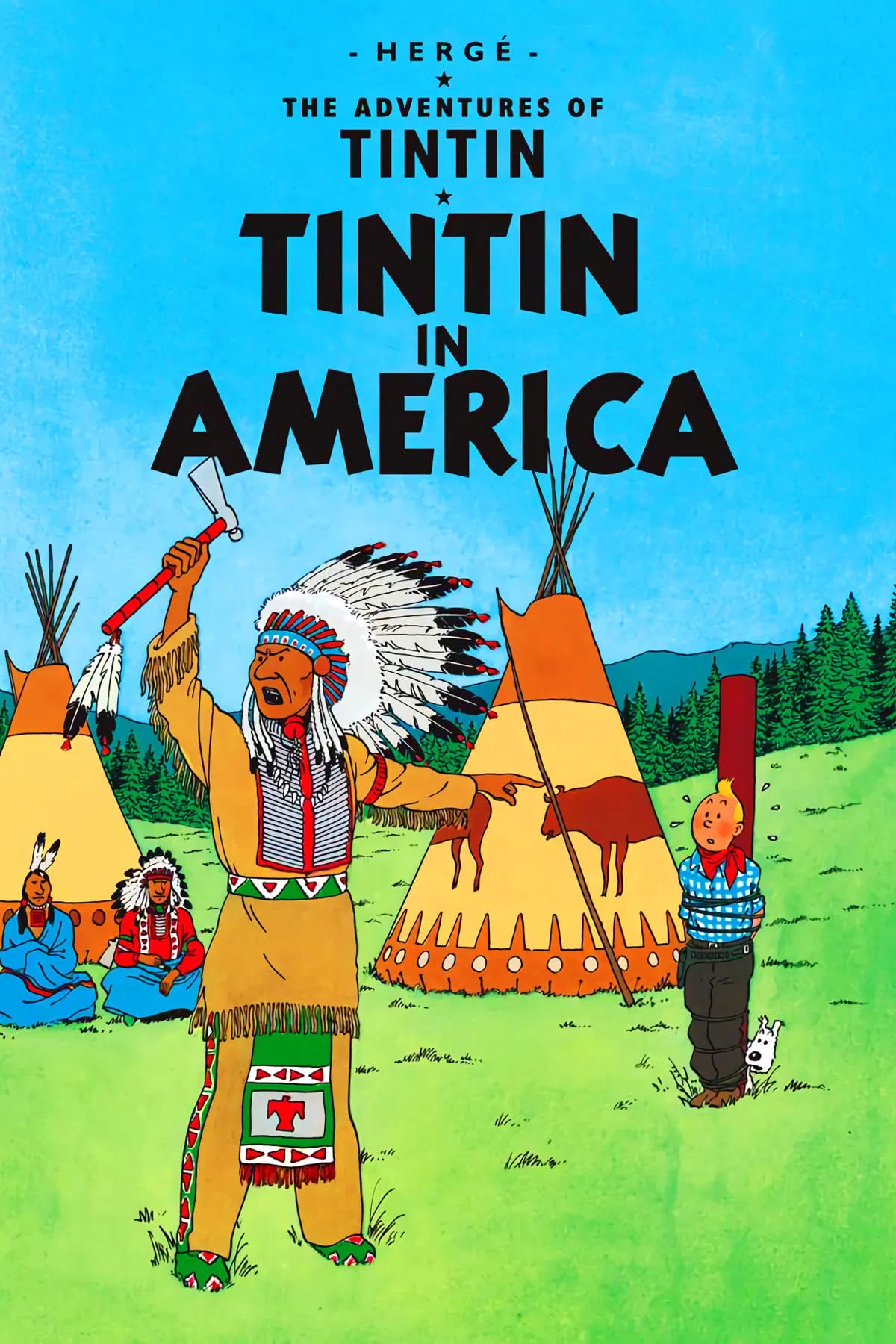 Tintin in America - Cover