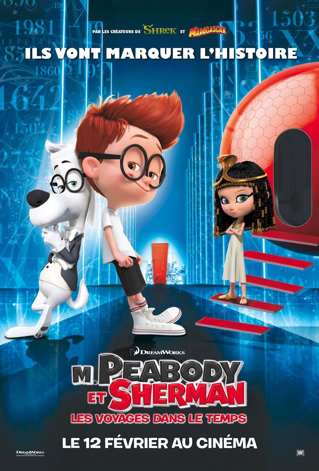 M. Peabody et Sherman : Les Voyages dans le temps - Cover