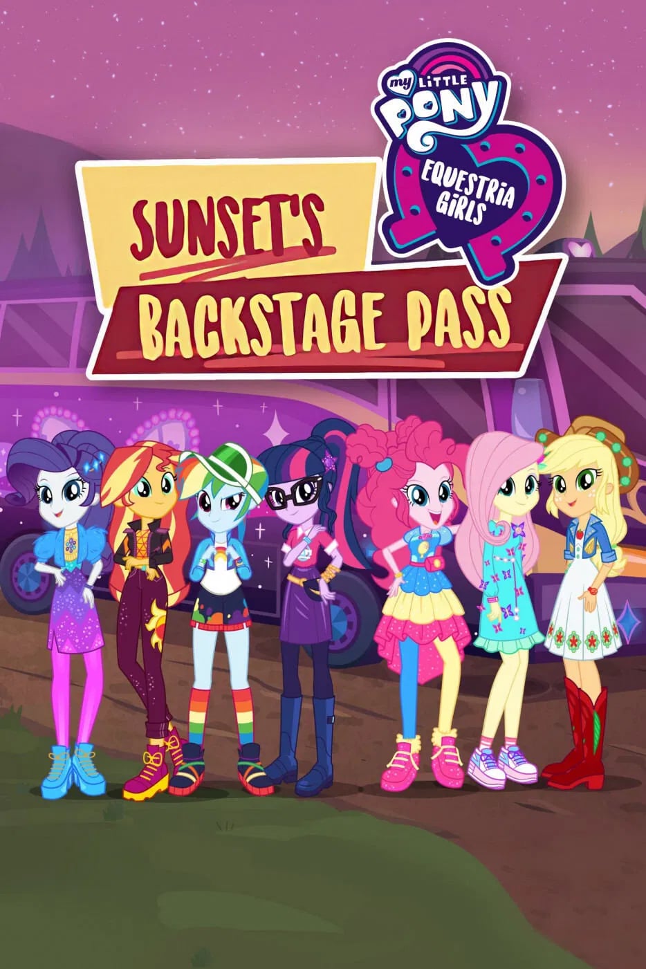 My Little Pony: Equestria Girls - Sunset's Backstage Pass - Cover