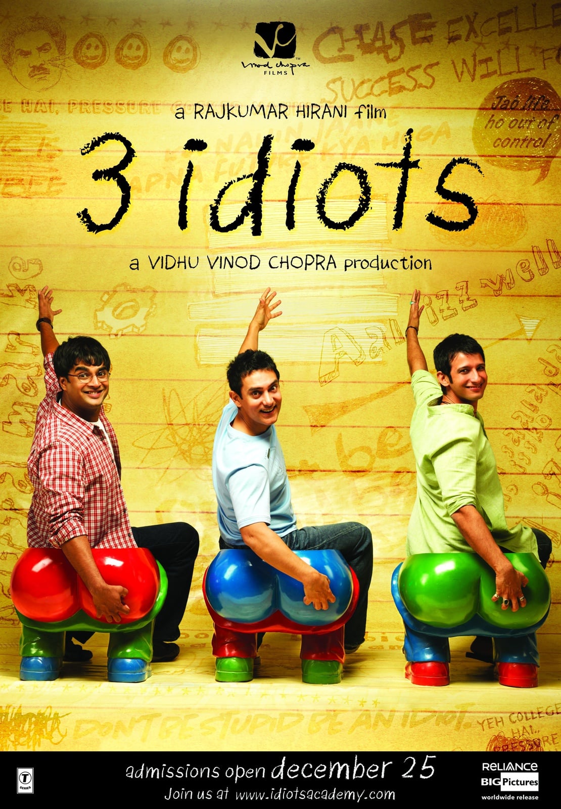 3 Idiots - Cover