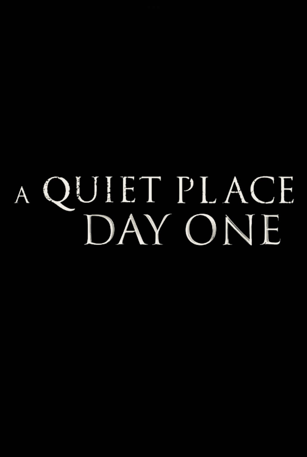 A Quiet Place: Day One - Cover