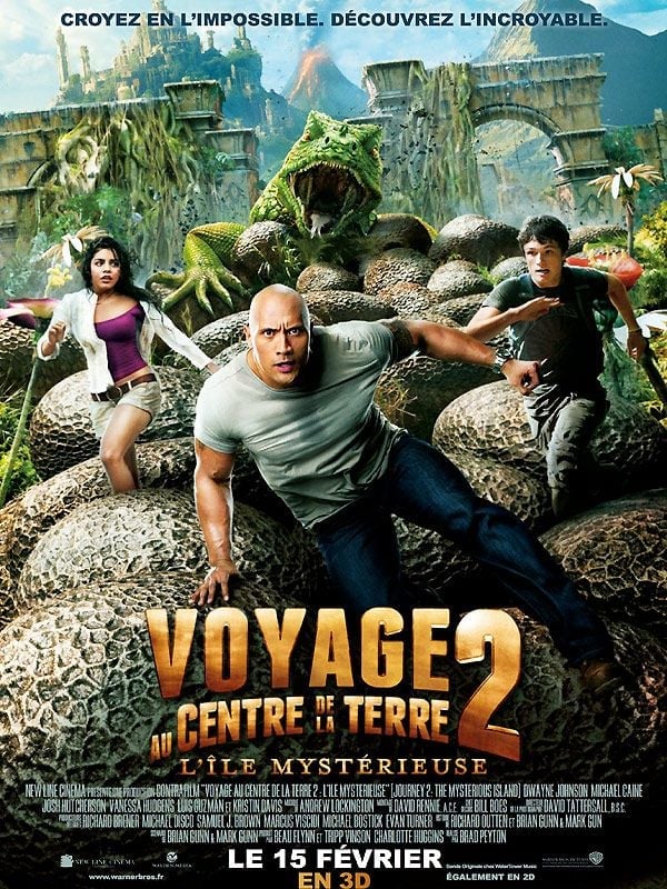 Voyage au centre de la Terre 2 : L'île mystérieuse - Cover