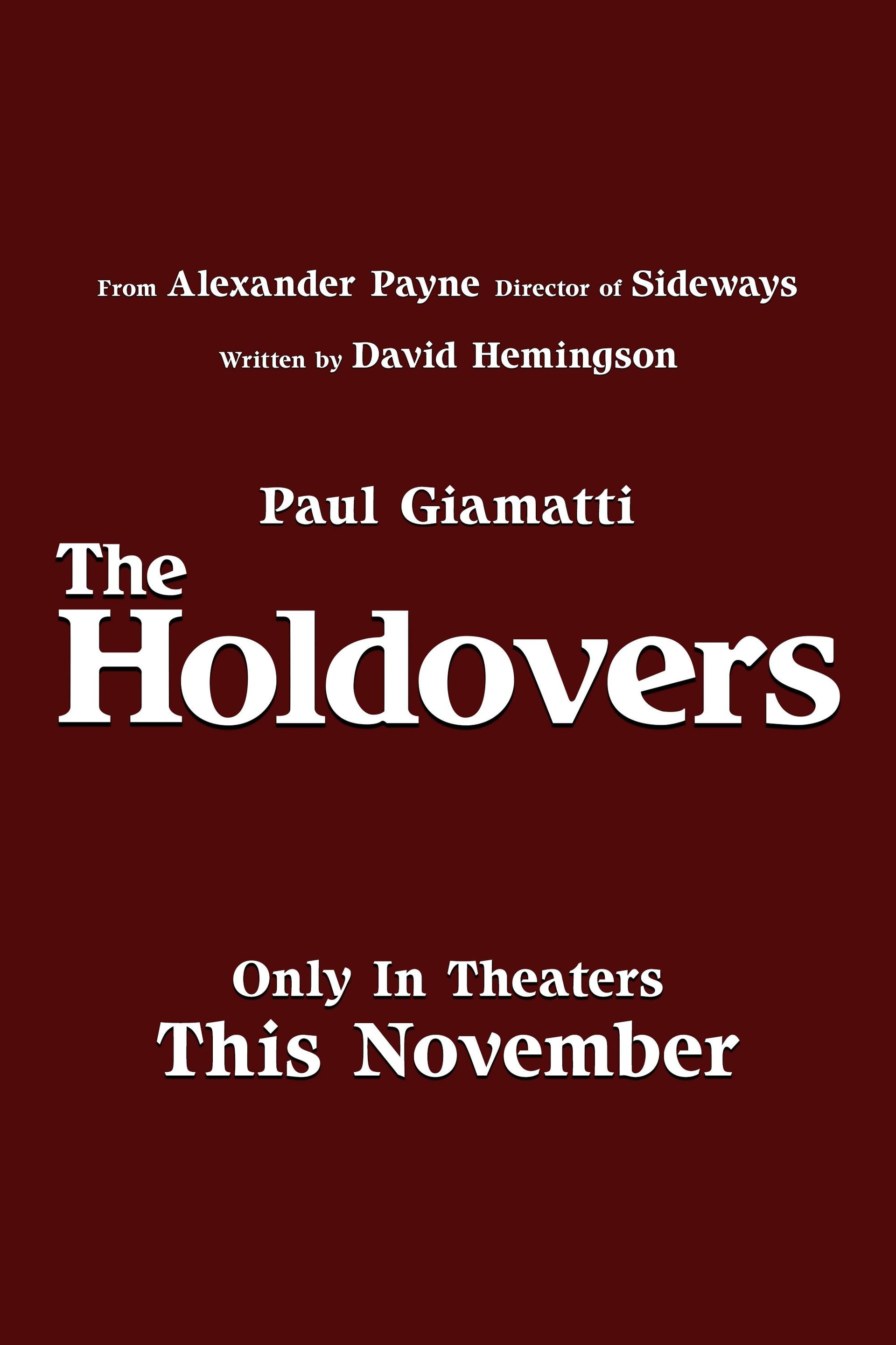 The Holdovers - Cover