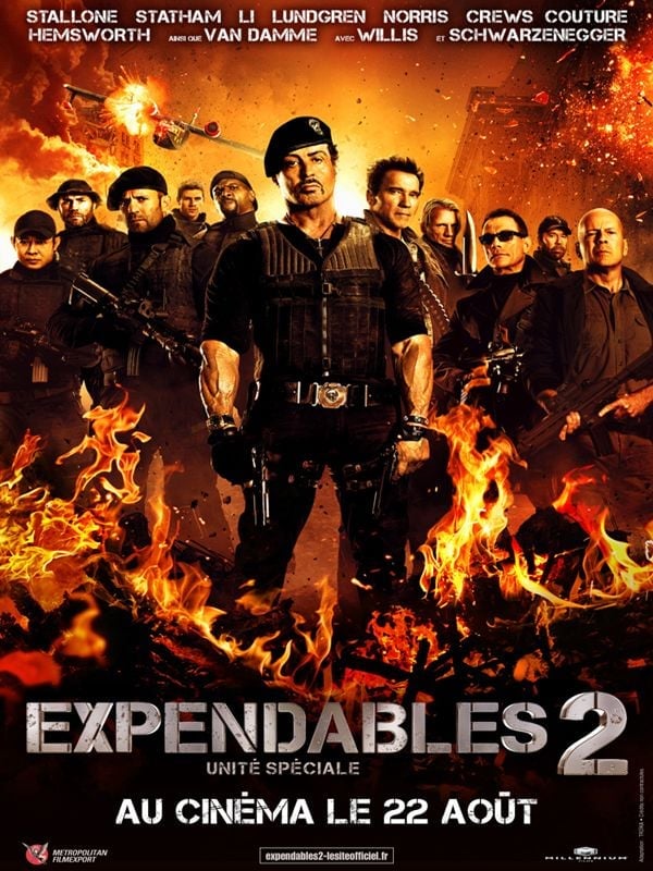 Expendables 2: unité spéciale - Cover