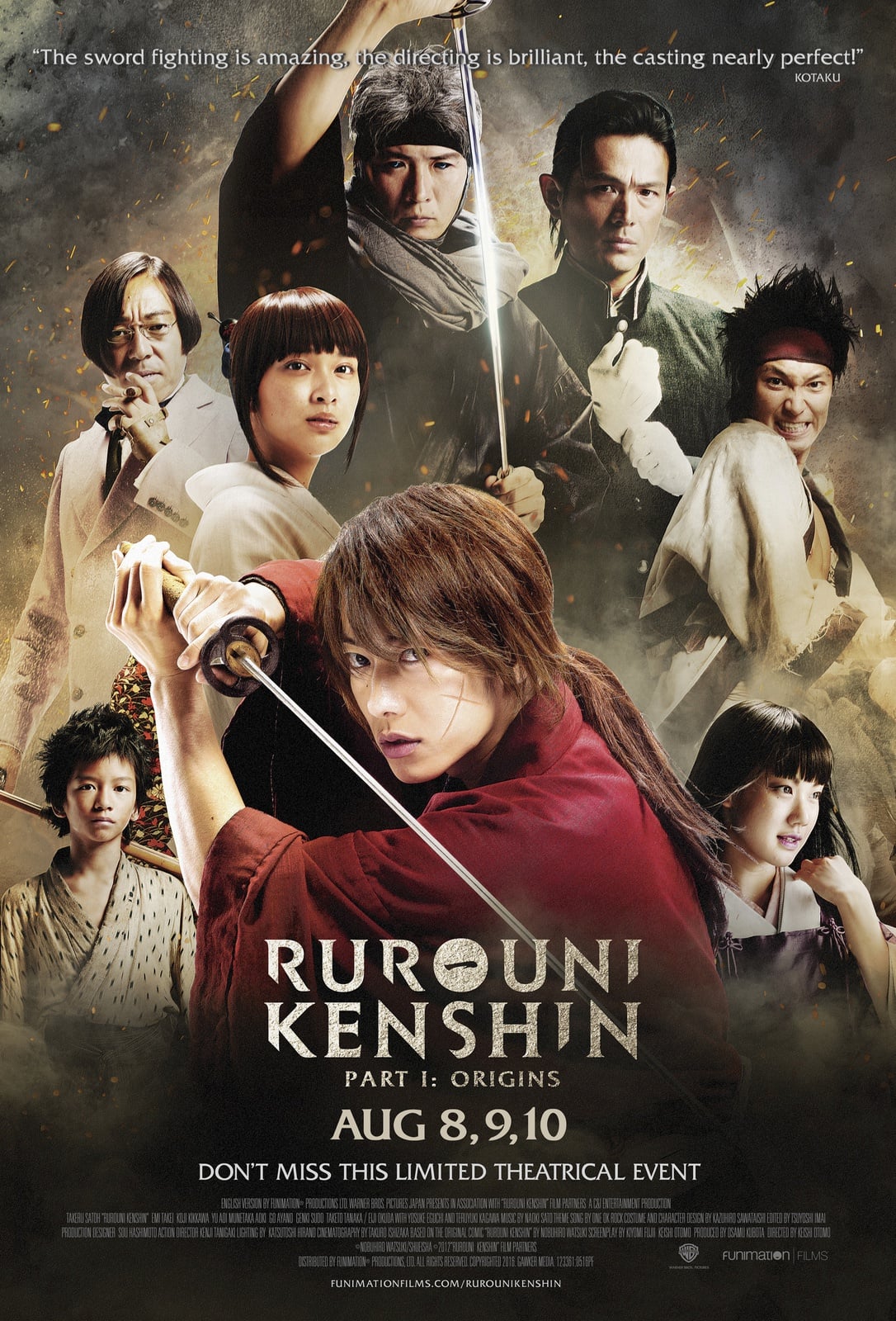 Rurouni Kenshin Part I: Origins - Cover